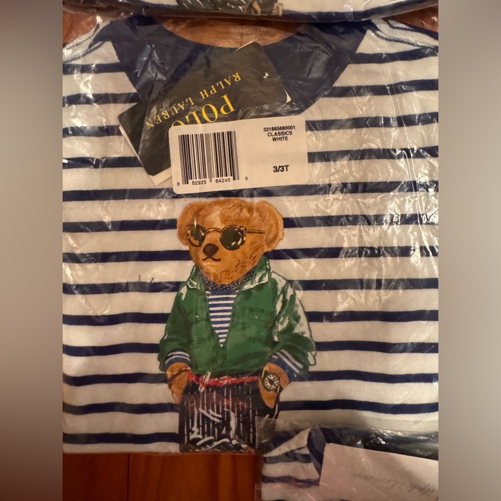 SOLD OUT Polo By Ralph Lauren Polo Bear Toddlers T-Shirts Various Sizes
